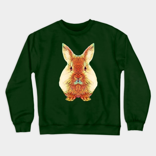 Cute Rabbit Design Crewneck Sweatshirt by Sanzida Design